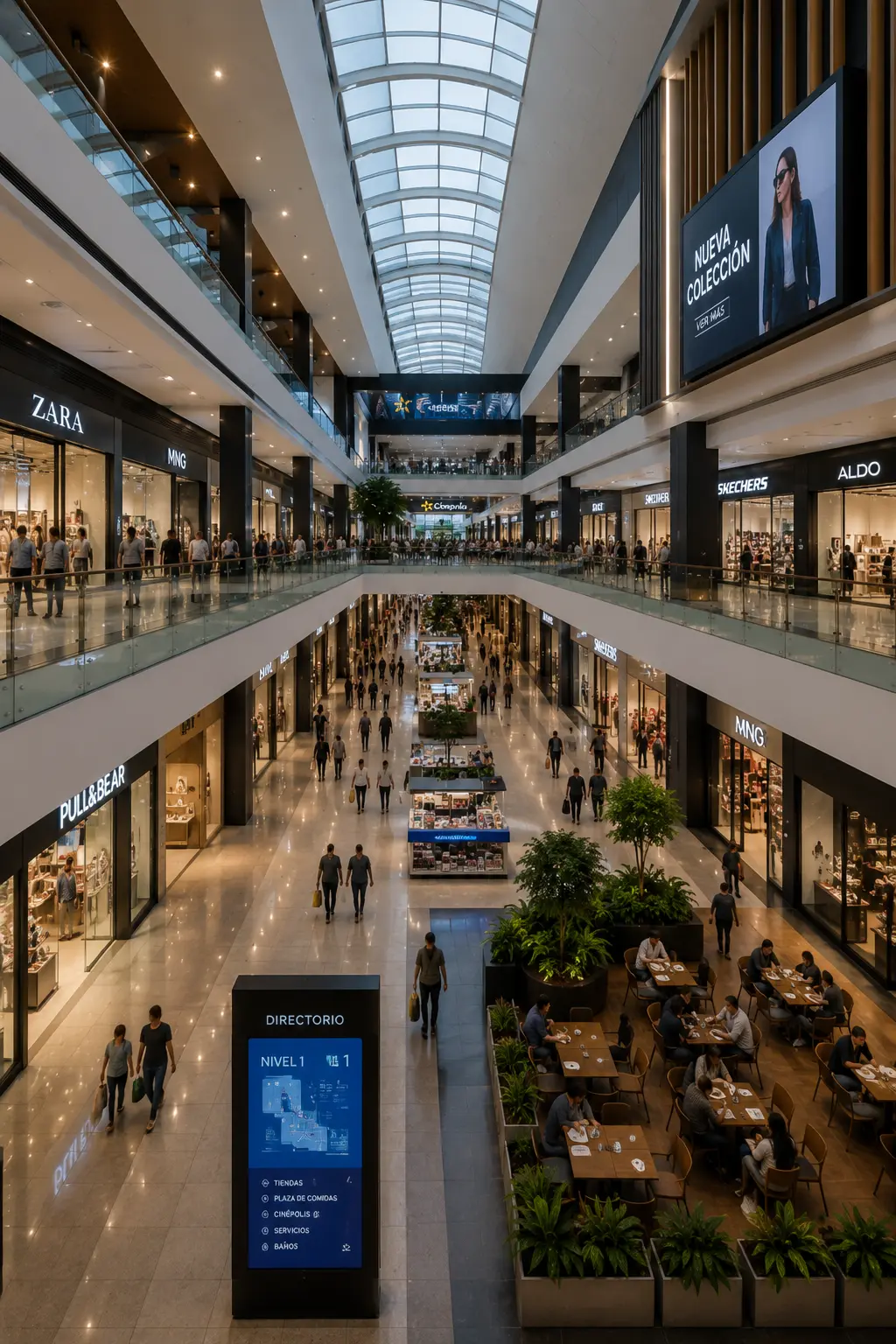 Instalación de música ambiental para centros comerciales